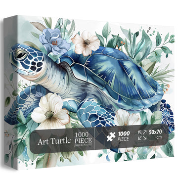 Pezzi di puzzle a puzzle per tartaruga d'arte 1000